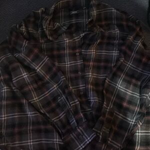 Izod mens plaid flannel